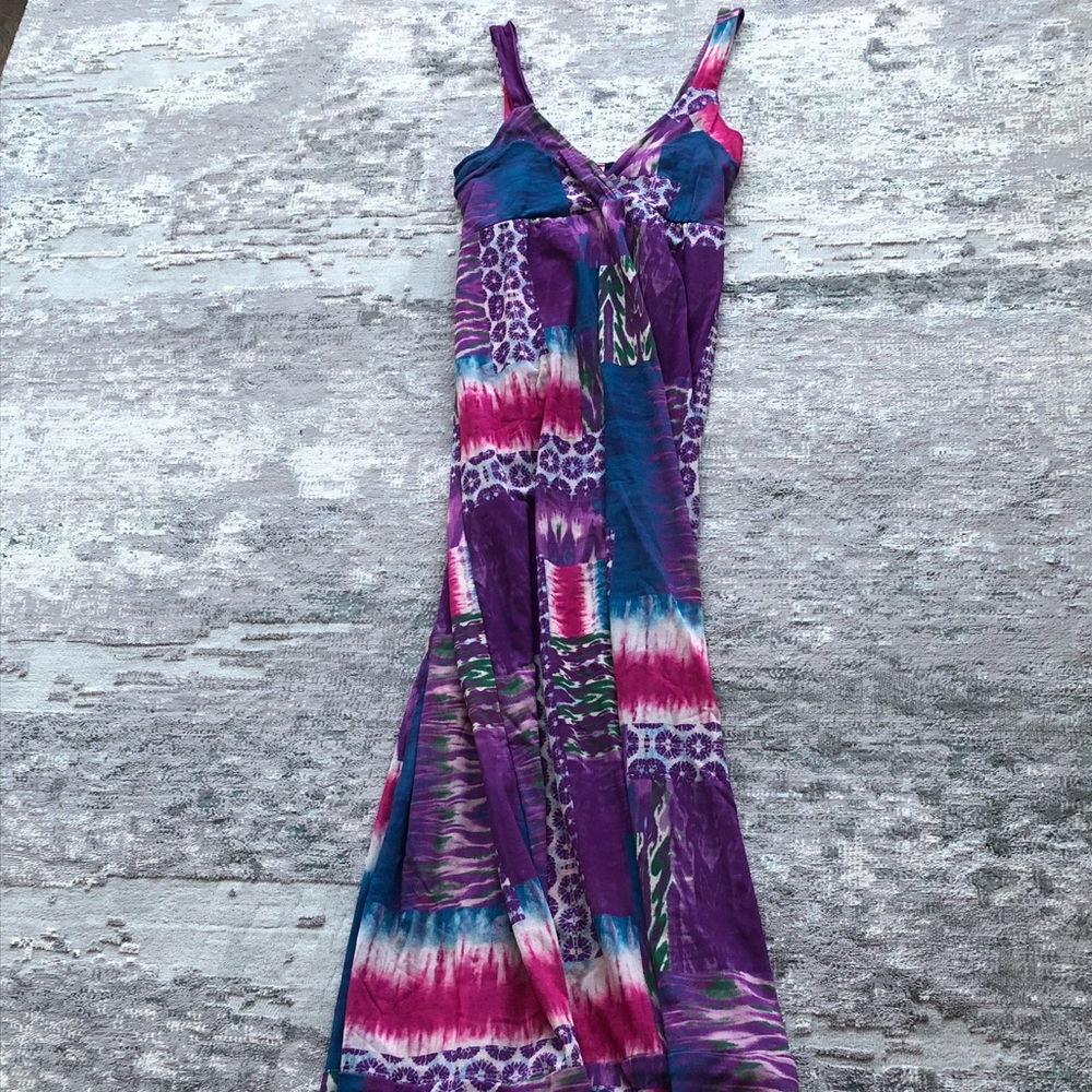 Long, light dress
